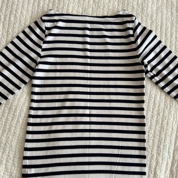 GAP Striped Modern Boatneck Tee - Picture 2 of 4
